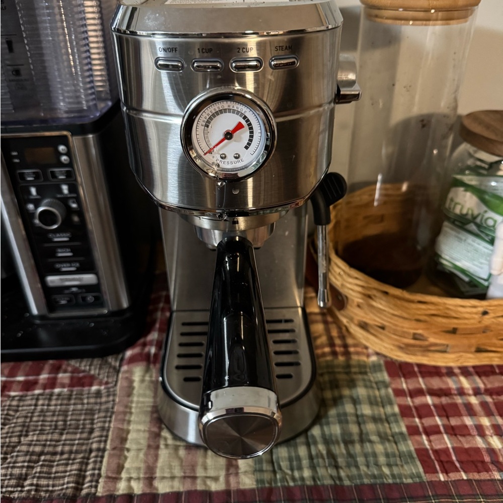 Stainless Steel Espresso Machine